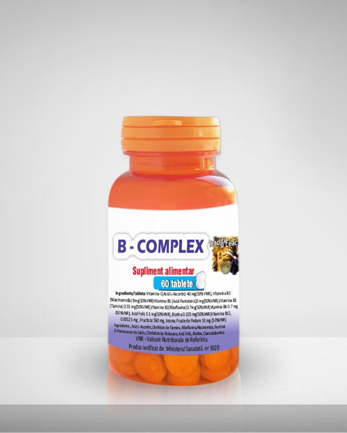B-COMPLEX MEDICER 60 TABLETE